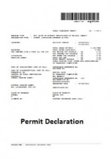 Permit Declaration