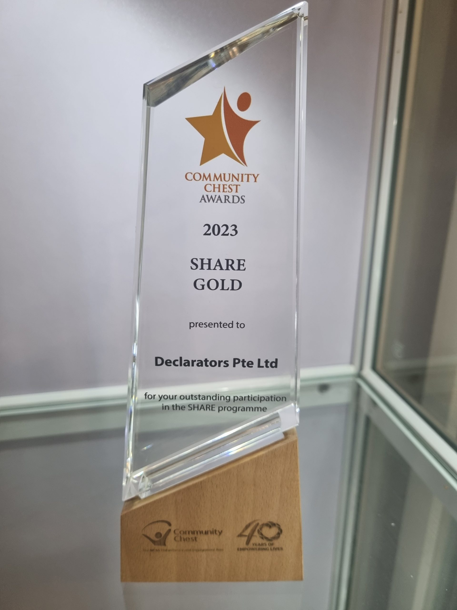 Community Chest Awards 2023 Declarators